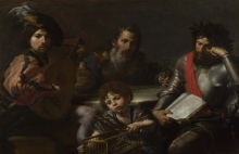 212/valentin de boulogne - the four ages of man